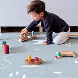 【LVSG】Lサイズ 高品質でお洒落なリバーシブルプレイマット【Lille Verden Signatur Generös】