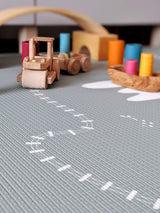 即納【LVMS】Sサイズ 高品質でお洒落なリバーシブルプレイマット【Lille Verden Marmor Små】